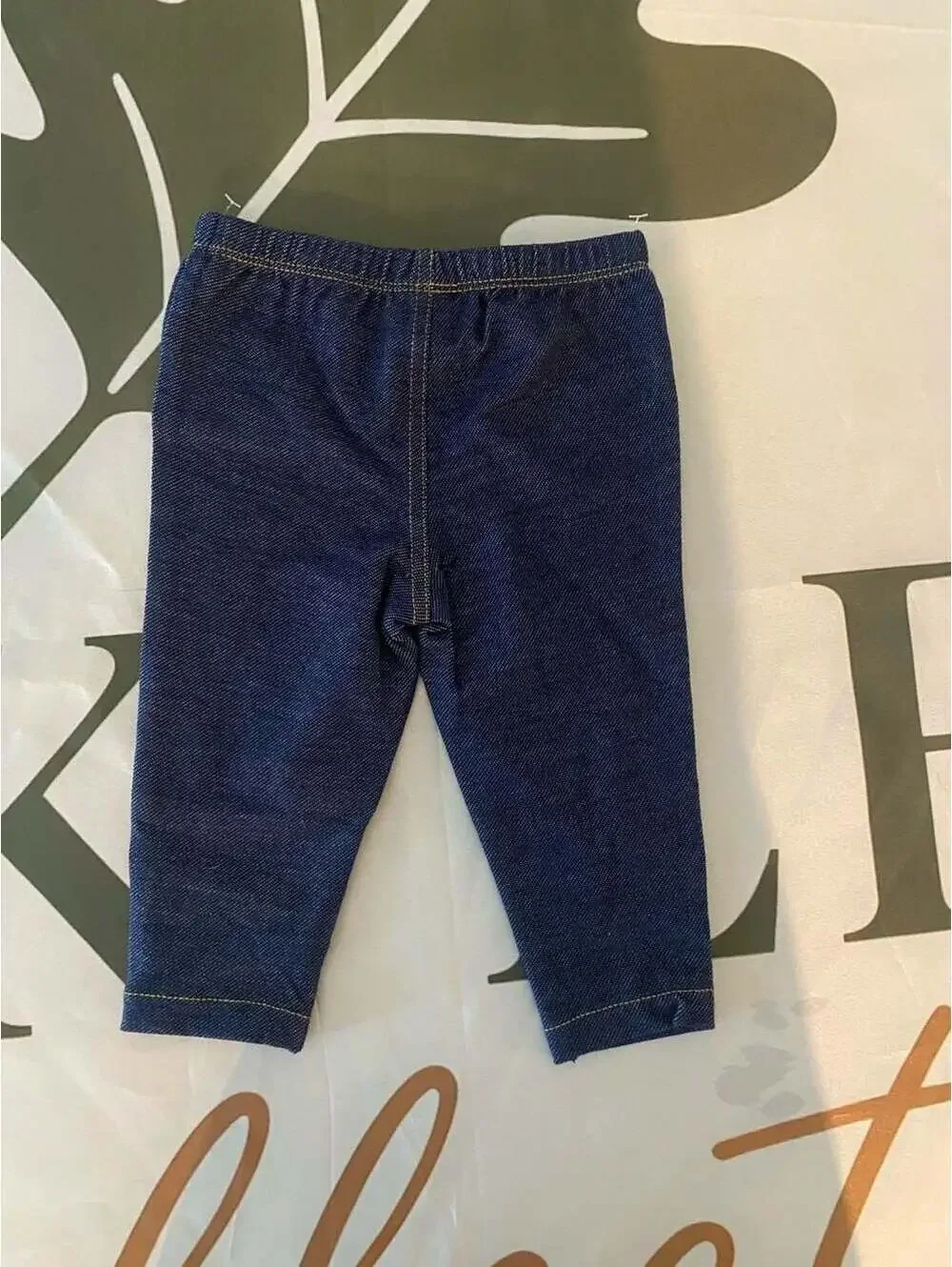 Carter's Baby Pull-On Faux Denim Jeggings Pants, Size 9 Months